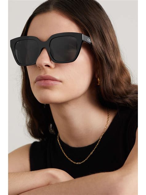 celine sunglasses oversized|celine 55mm oversized square sunglasses.